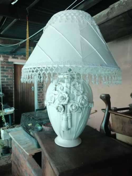 Beautiful lamp shade decorated