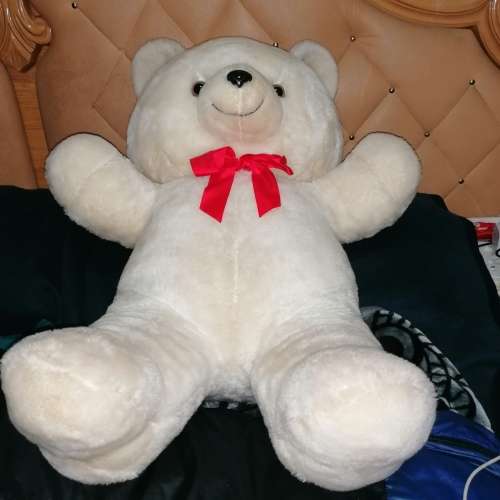Big white Teddy bear