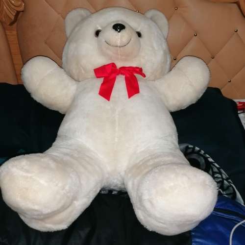 Big white Teddy bear