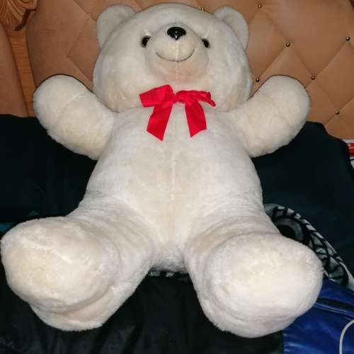 Big white Teddy bear