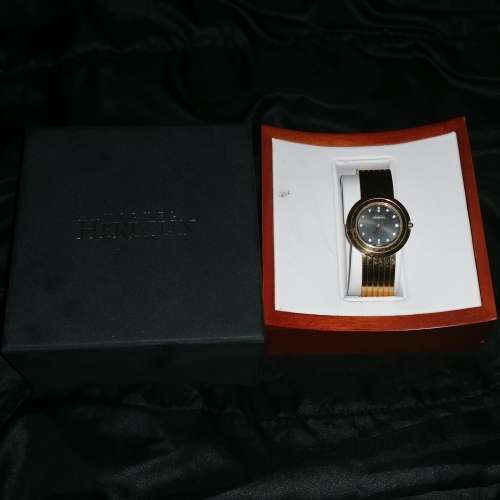 Black face Michel Herbalin ladies watch