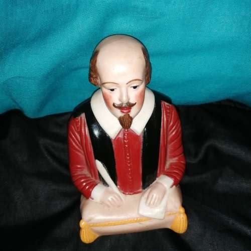 William Shakespeare Bisque statue POET