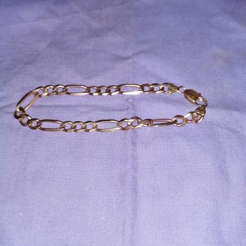 Awesome men's 9ct gold bracelet