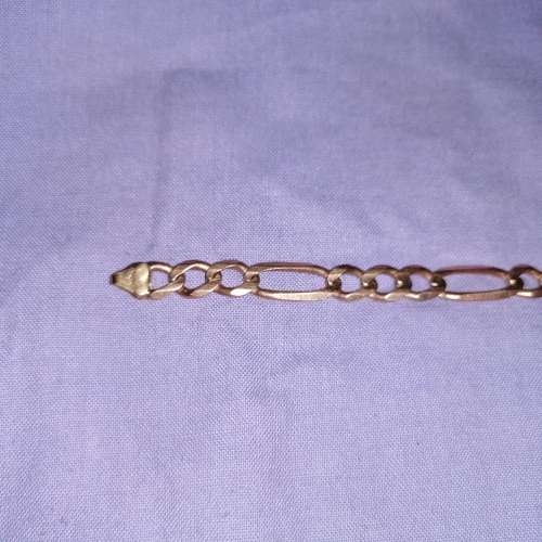 Awesome men's 9ct gold bracelet