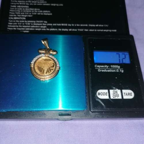 22 carat Natura gold coin chain 1996