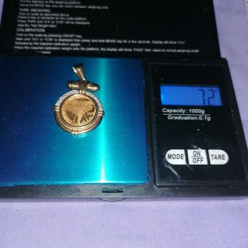 22 carat Natura gold coin chain 1996