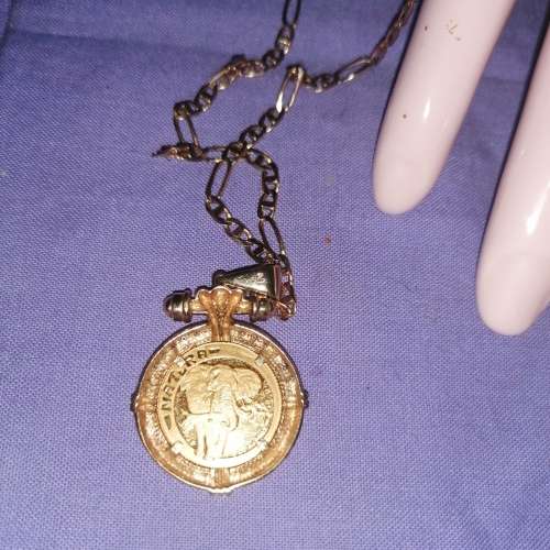 22 carat Natura gold coin chain 1996