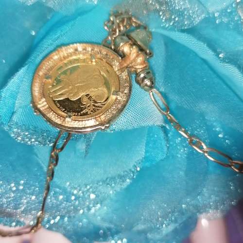 22 carat Natura gold coin chain 1996