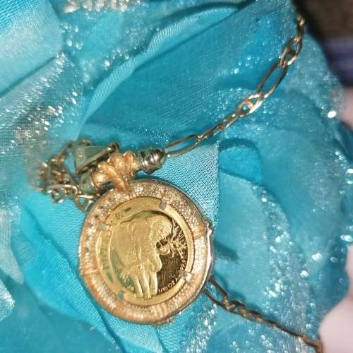 22 carat Natura gold coin chain 1996