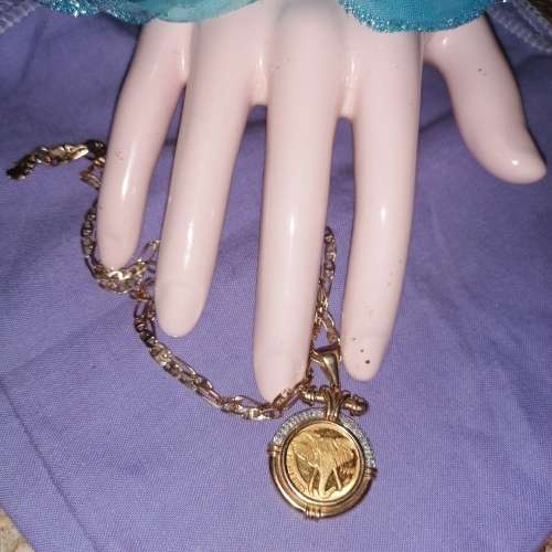 22 carat Natura gold coin chain 1996