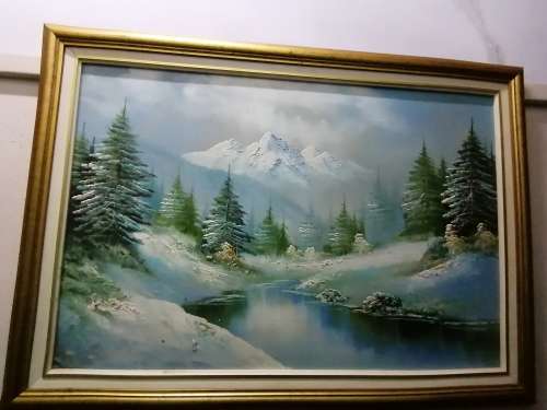 Winter painting C. JAMES