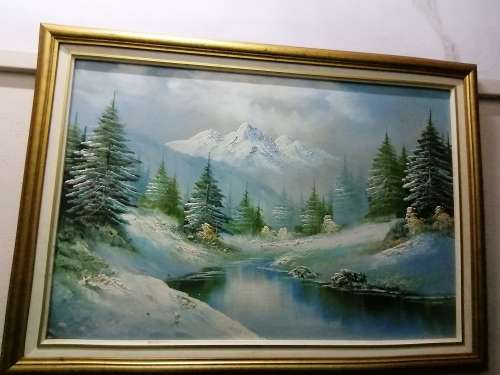 Winter painting C. JAMES
