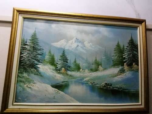 Winter painting C. JAMES