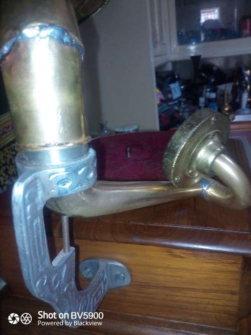 Wow His Masters Voice gramophone vintage original please read