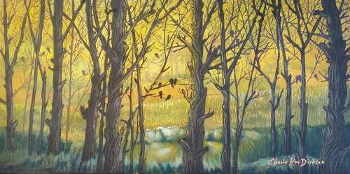 FREE COURIER PLUS A GIFT WORTH R450 --- Beautiful Original Painting by Cherie Roe Dirksen 250x500x40