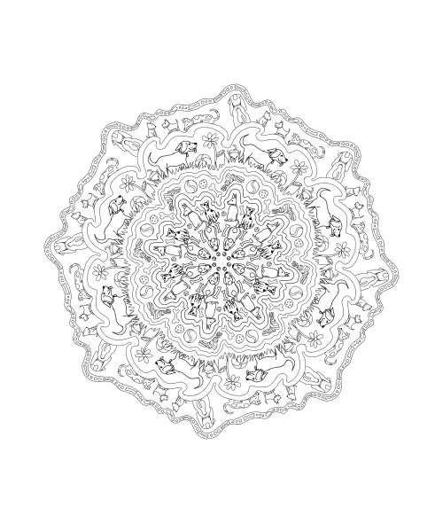 MANDALA Colouring-In eBook/Digital Download by South African Artist, Cherie Roe Dirksen
