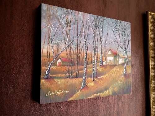 `BEFORE THE STORM` Original Acrylic Panting on Boxed Canvas- Cherie Roe Dirksen - Landscape Wall Art