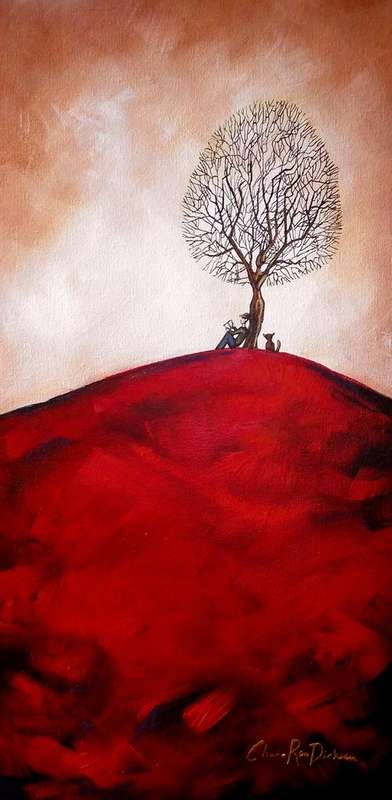 'HIS READING NOOK' --- Original Acrylic Painting by SA Artist, Cherie Roe Dirksen --- 508 x 254