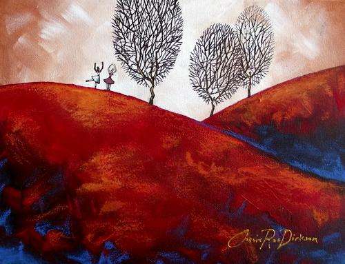 'THE BALLERINAS' --- Original Acrylic Painting by SA Artist, Cherie Roe Dirksen --- 229 x 305