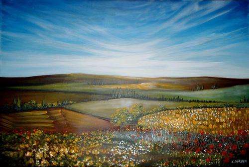 The Boland by South African Artist, Cherie Dirksen - Original Painting
