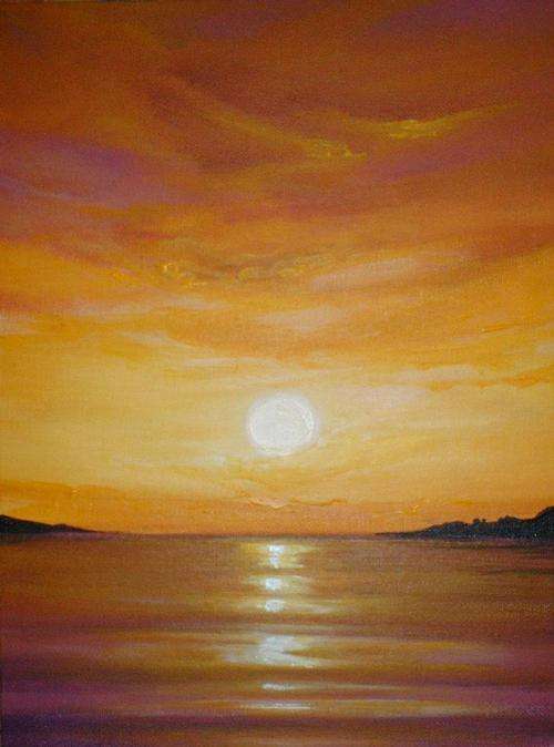 close up of 'orange sunset' by cherie dirksen