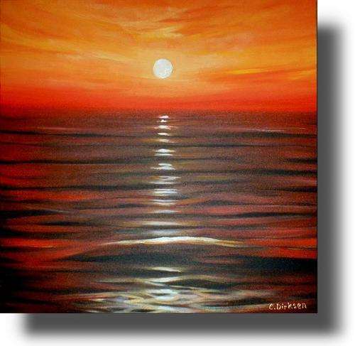 Cherie Dirksen Original...'red sunset'
