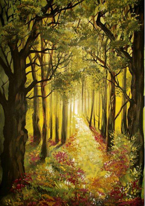'PATH IN THE FOREST' --- 510 x 760  ---  FREE COURIER
