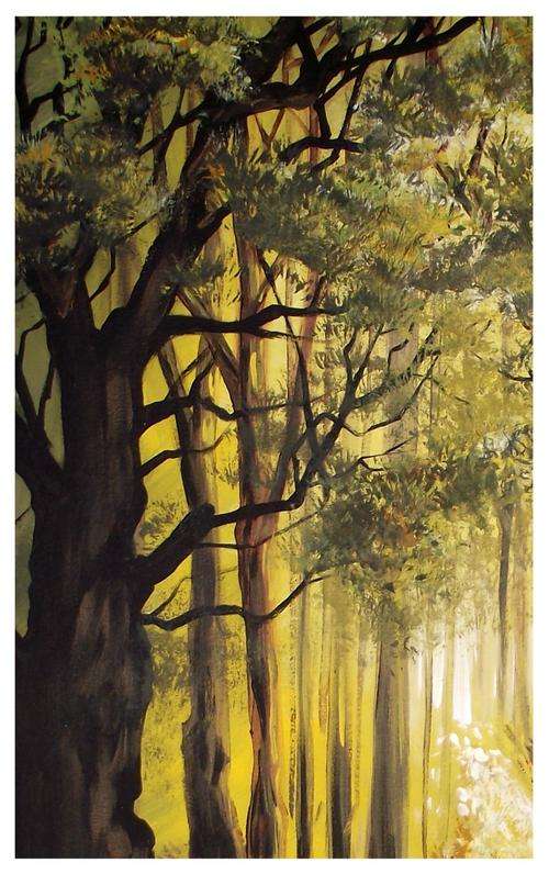 close up of painting...