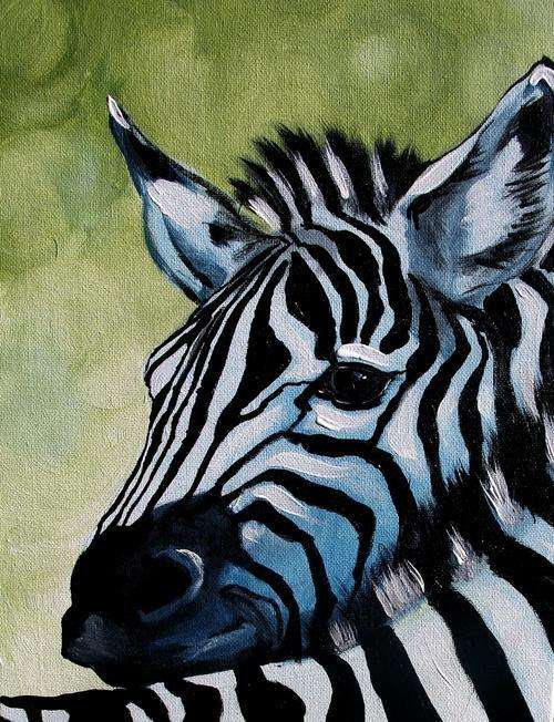 close up of painting