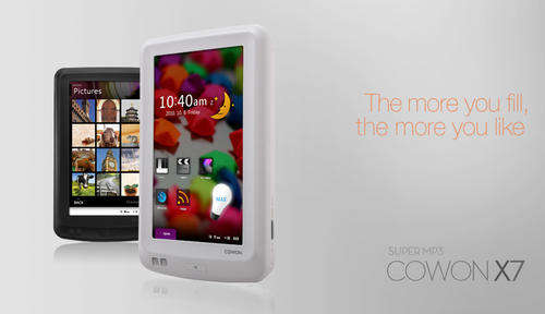 Cowon X7 portable audio player 120GB