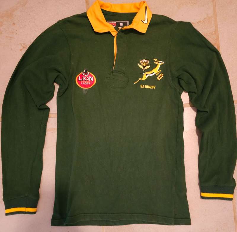 1997 Long sleeve Nike Springbok Supporters jersey