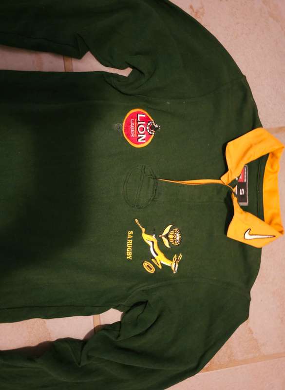 1997 Long sleeve Nike Springbok Supporters jersey
