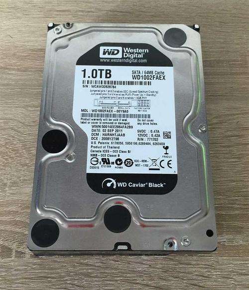 1TB WD 3.5" Internal Hard Drive