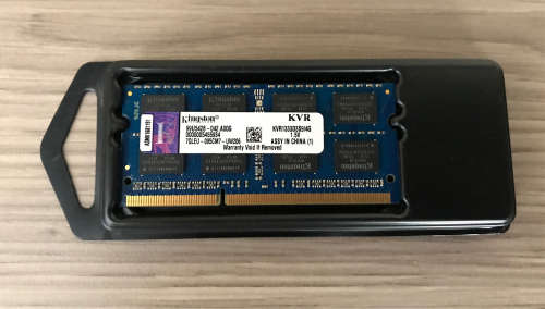 Kingston KVR1333D3S9/4G - 4Gb , 204 pin so-dimm - DDR3-1333 - Laptop memory