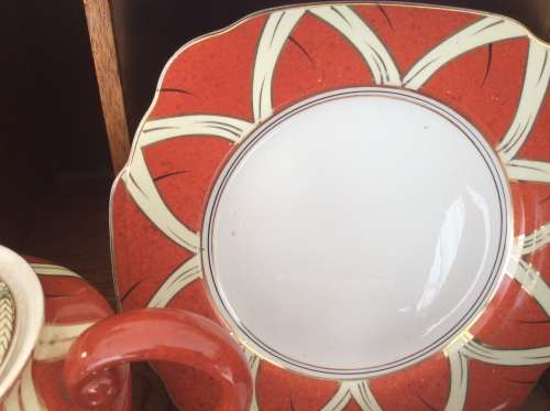 Vintage and rare Cosmos Ware Tea Service