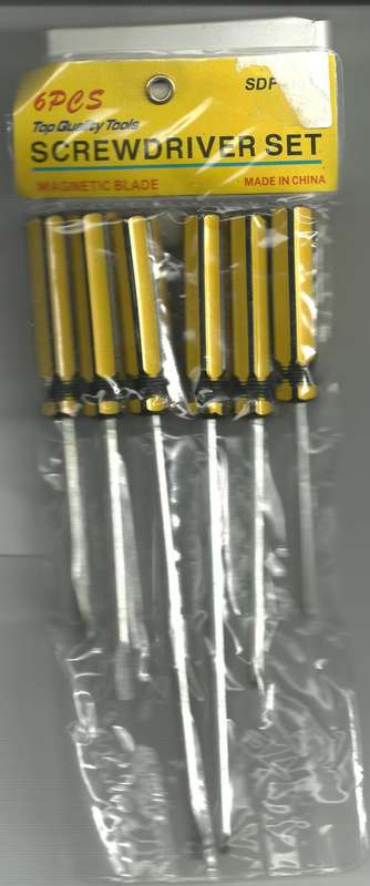 >>> BRAND NEW  6 piece Screwdriver Set <<<