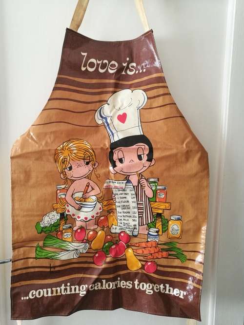 Vintage Apron...Love is...