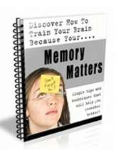 Memory Matters Ebook  Free Shipping