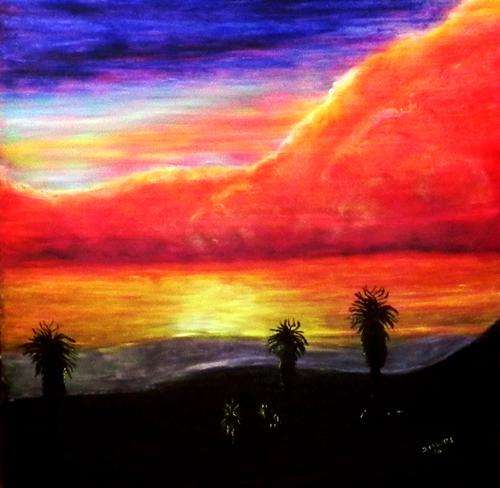 Sunset KwaZulu Natal By Jane Flowers