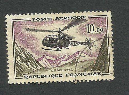 France 1960 New Values multicoloured 10.00 used