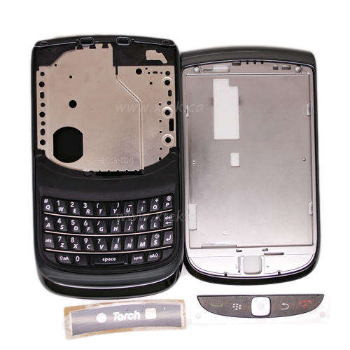 Blackberry Torch 9800 Black Housing Complete