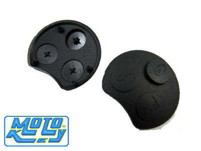 Smart Car 3 Button Rubber Pad Replacement
