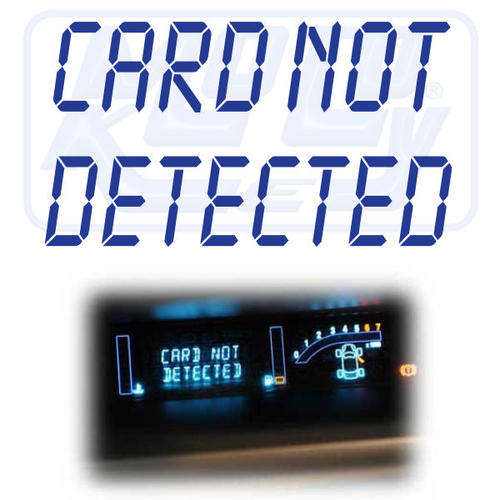 Renault Megane / Scenic Card Repair Service - Card Not Detected
