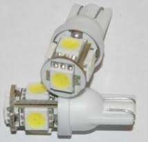 T10 LED Park Lights - 5 X 5050 LED - Only R25 per Pair