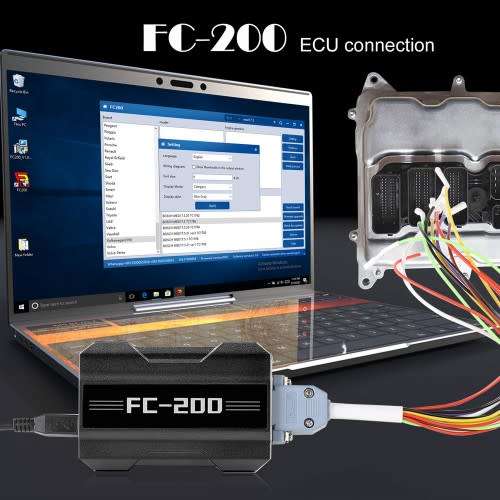 CGDI FC200 ECU / EGS Programmer Supports over 4200 types of ECU - Online Updates