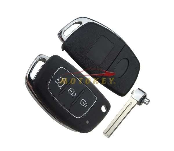 Hyundai 3 Button Flip Key Casing