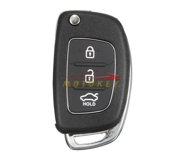 Hyundai 3 Button Flip Key Casing