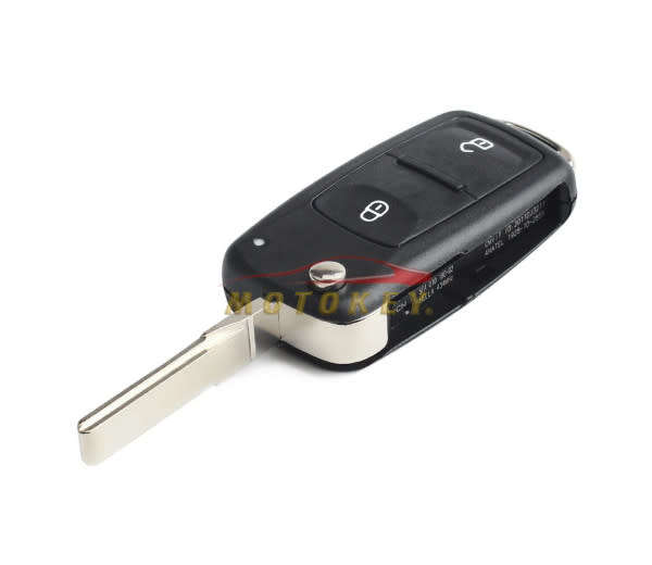 VW Amarok 2 Button Flip Key Case MK6
