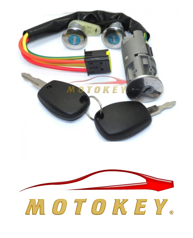 Renault Sandero / Logan / Nissan NP200 Lock Set + 2 Keys