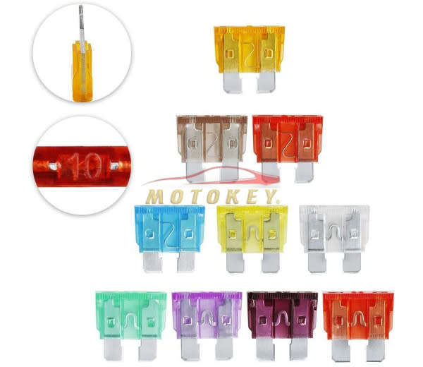 11pcs Automotive Fuse And Tester Light Set